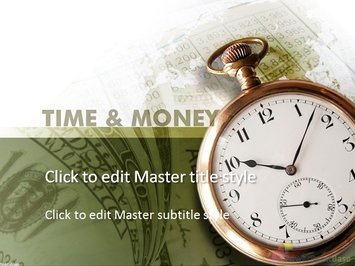 Время - деньги - Титульный слайд