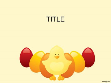 Цыпленок и яйца - Титульный слайд