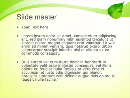 Зеленый лист - слайд 2