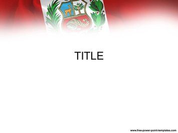 Флаг Перу - Титульный слайд
