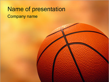 Баскетбольный мяч - Титульный слайд