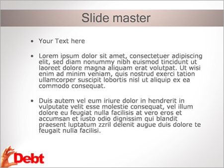 Долги Дебет - слайд 2