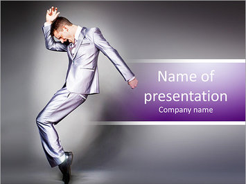 Танцующий бизнесмен - Титульный слайд