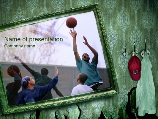 Баскетбольная карьера - Титульный слайд