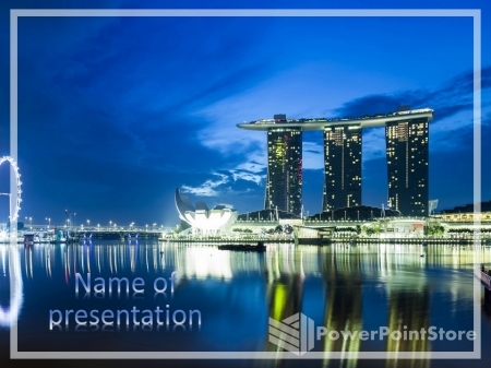 Отель Марина Бэй Сэндс в Сингапуре - Титульный слайд