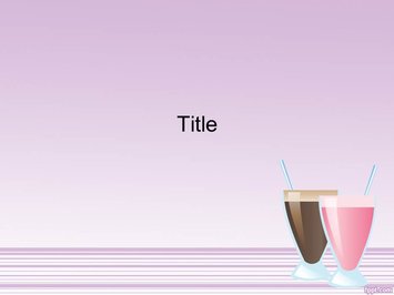 Молочный коктейль - Титульный слайд