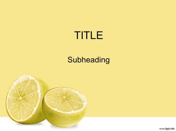 Две половинки лимона - Титульный слайд