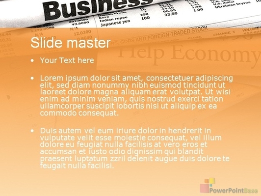 Стопка газет с бизнес-новостями и графики - слайд 2