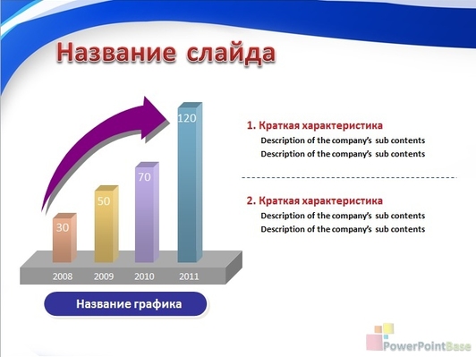 Синие и белые волнистые линии - слайд 2