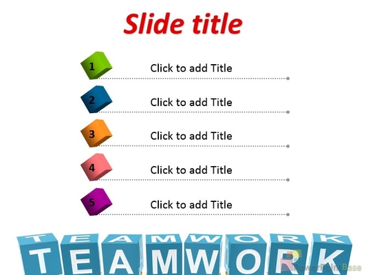 Люди держат напись teamwork, работа в команде - слайд 2