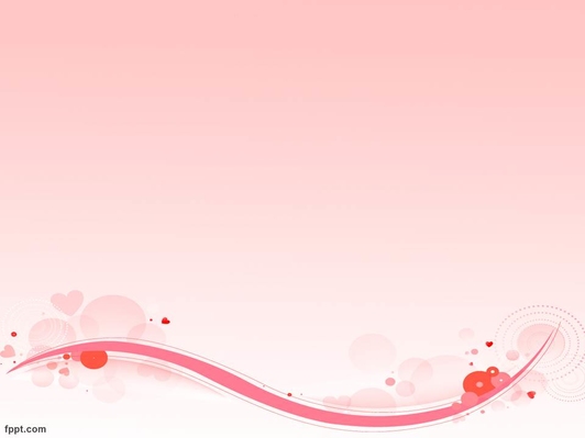 Розовая линия с сердцами - слайд 2