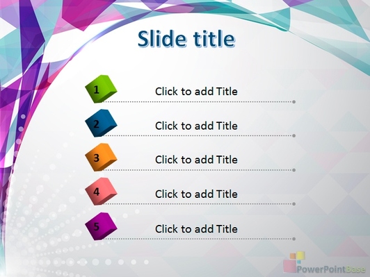 Объемный фон с разноцветным льдом, градиент - слайд 2
