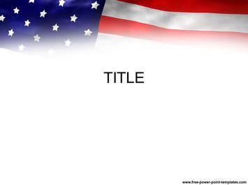 Национальный флаг США - Титульный слайд