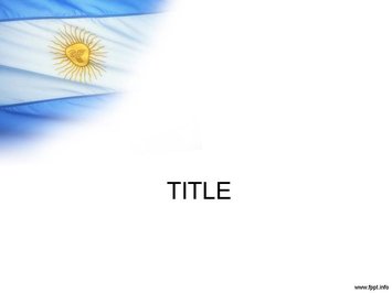 Флаг Аргентины - Титульный слайд