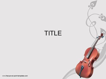 Стоящая скрипка - Титульный слайд