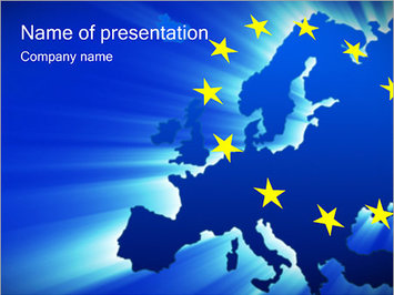 Карта Европейского союза - Титульный слайд