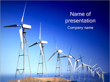 Ветряные генераторы энергии - Титульный слайд
