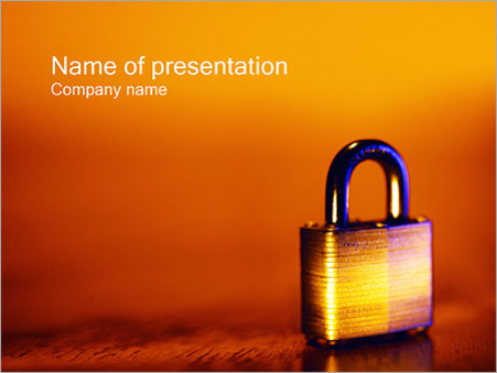 Безопасность, замок - Титульный слайд