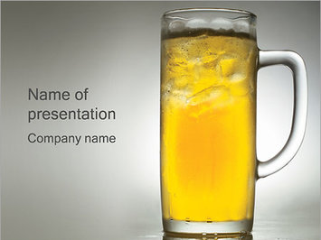 Стакан пива - Титульный слайд