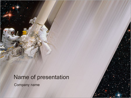 Астронавты и космонавты - Титульный слайд