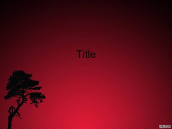 Дерево в саванне - Титульный слайд
