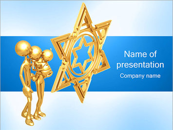 Семья с еврейской звездой - Титульный слайд
