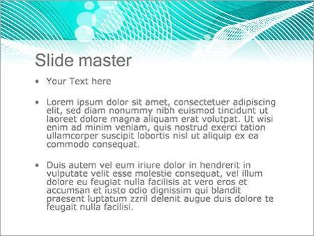 Бирюзовая абстрактная ткань - слайд 2