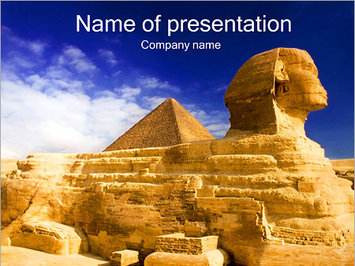 Сфинкс и пирамида - Титульный слайд