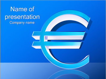 Денежный знак евро - Титульный слайд