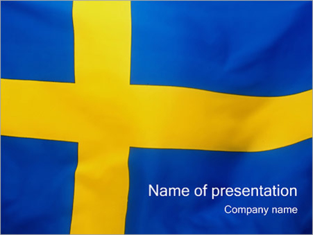 Шведский Флаг - Титульный слайд