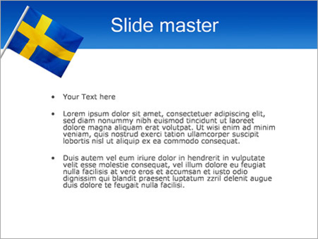 Шведский Флаг - слайд 2