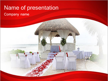 Свадьба на острове - Титульный слайд