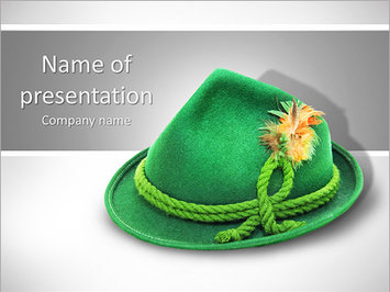 Зеленая шляпа - Титульный слайд