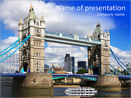 Великобритания, Лондон, Тауэрский мост - Титульный слайд