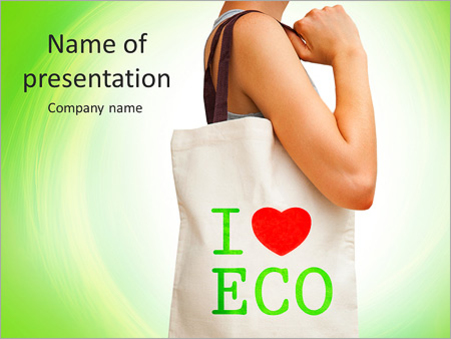 льняная сумка, натуральные материалы, забота об экологии - Титульный слайд