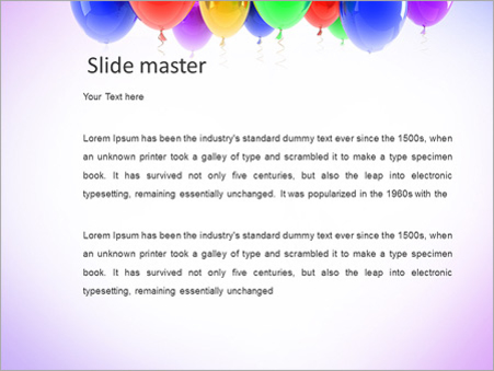 Гелиевые воздушные шарики с красивыми ленточками - слайд 2