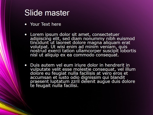 Фиолетовые длинные нити - слайд 2