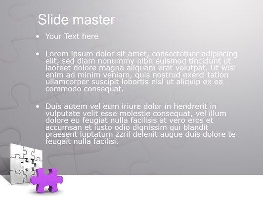 Фиолетовый пазл - слайд 2