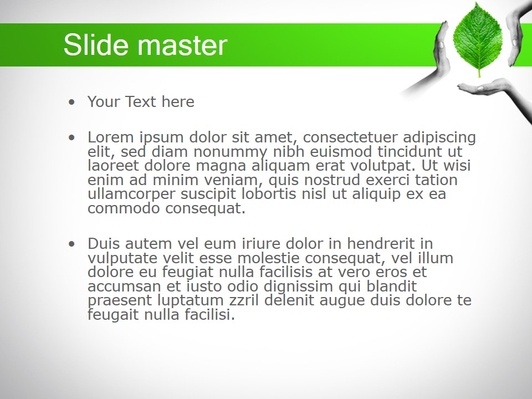 Зеленый листок - слайд 2
