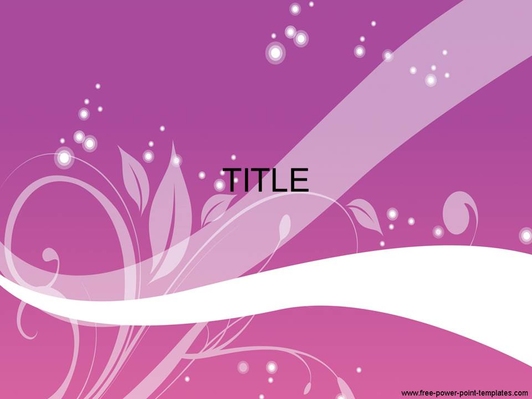 Фиолетовые цветы и белая линия - Титульный слайд