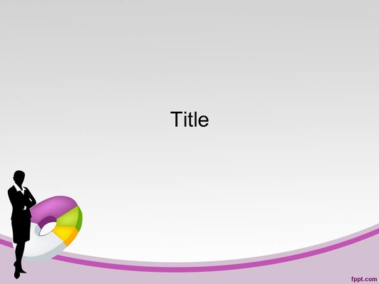 Круговая диаграмма - Титульный слайд