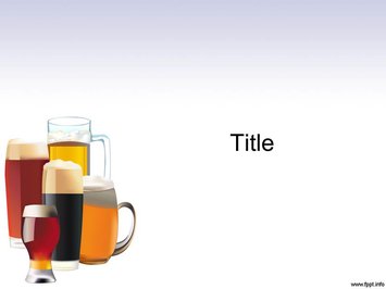 Кружки пива - Титульный слайд
