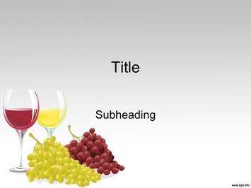 Вино и виноград - Титульный слайд